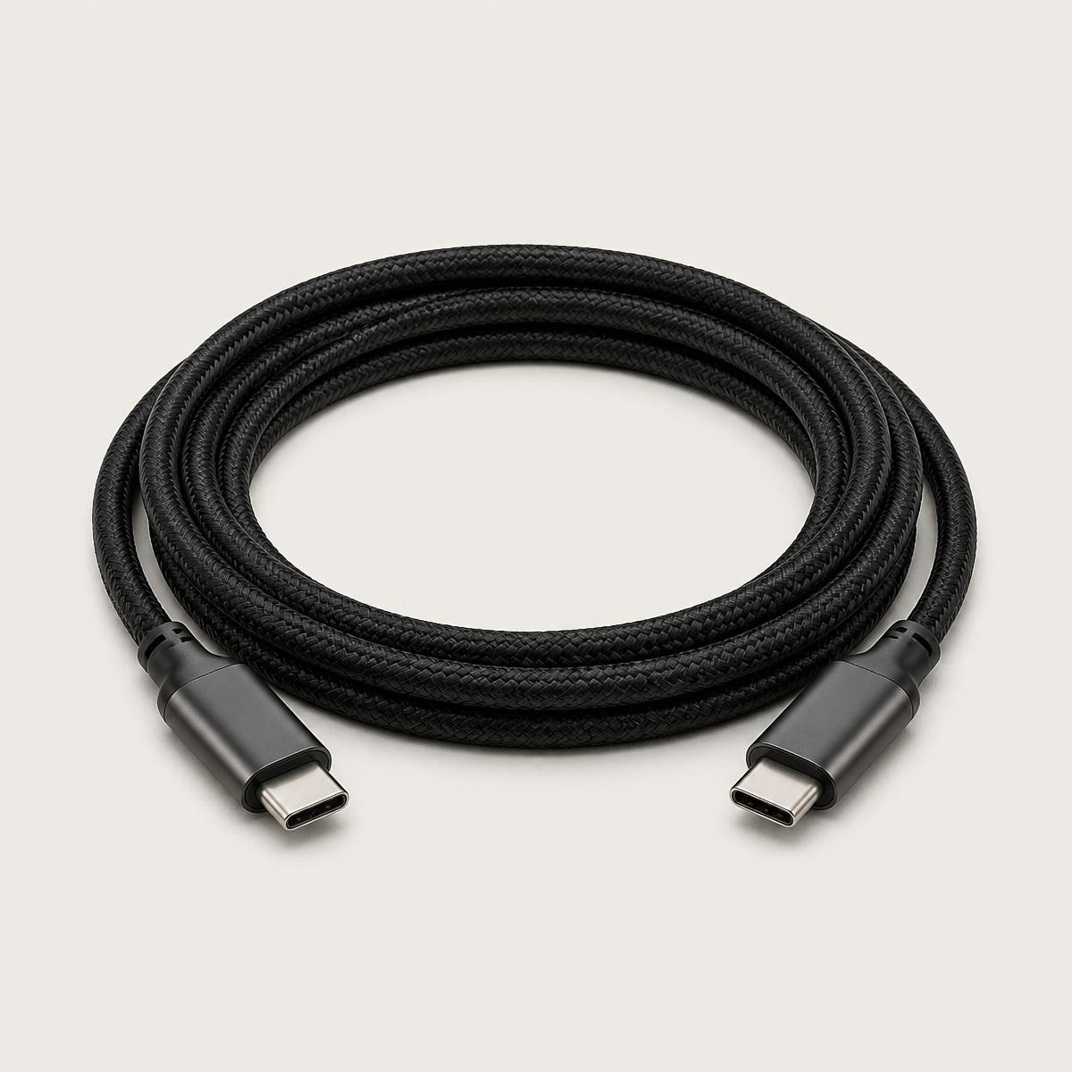 240W braided USB-C charging cable